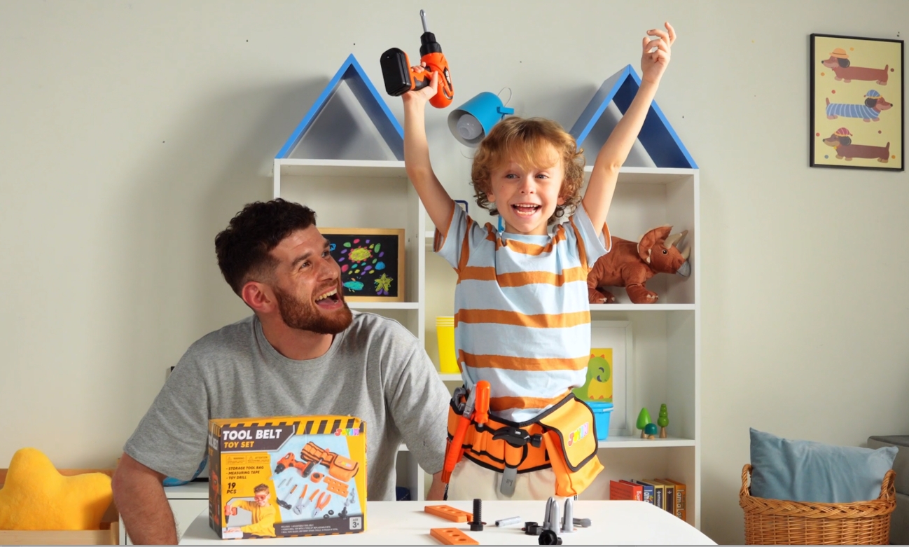 Amazon.com: JOYIN 19Pcs Kids Tool Set, Construction Belt